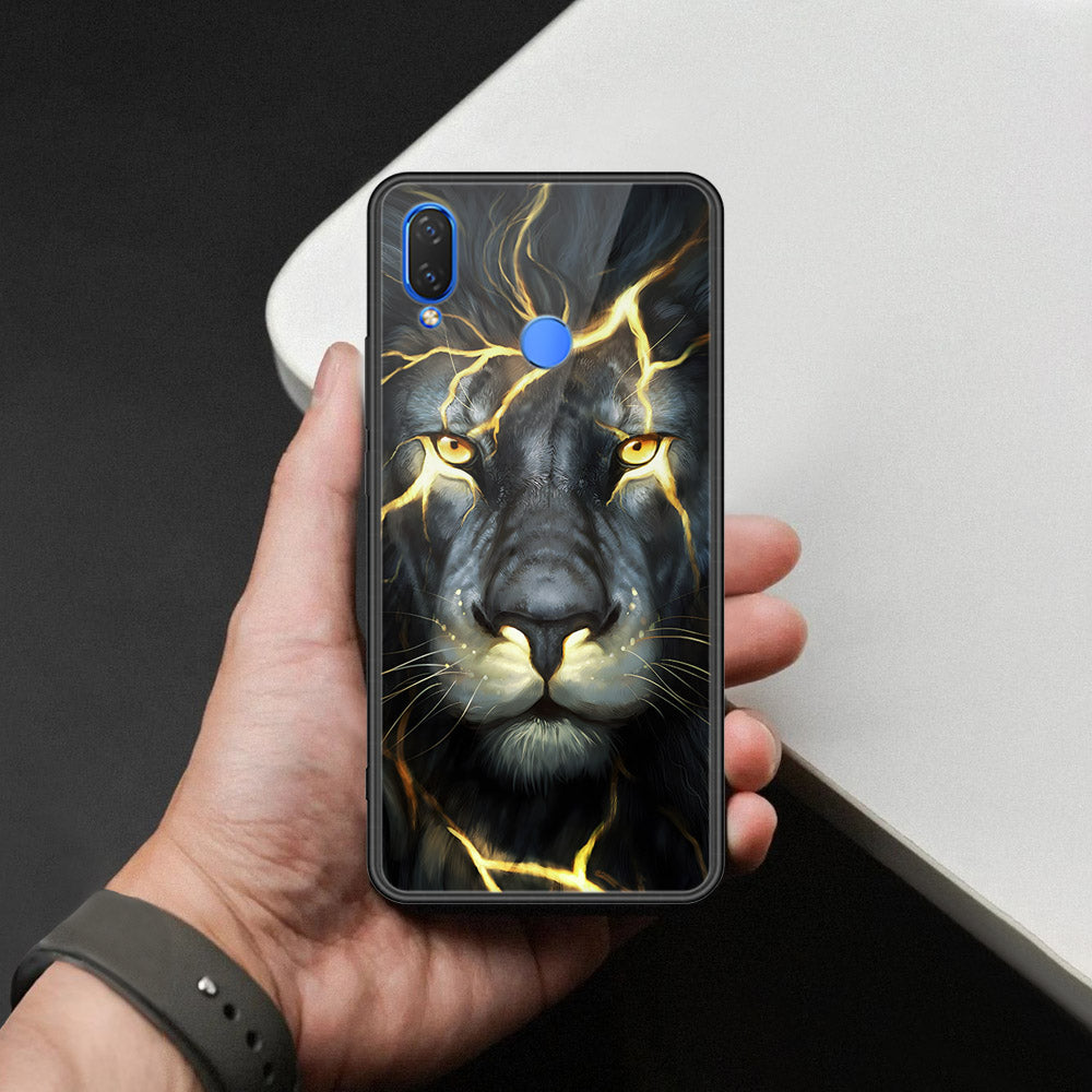 Huawei Enjoy 9 Plus Cover - Brave Series - HQ Ultra Shine Premium Infinity Glass Soft Silicon Borders Case