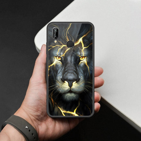 Huawei P20 Lite Cover - Brave Series - HQ Ultra Shine Premium Infinity Glass Soft Silicon Borders Case