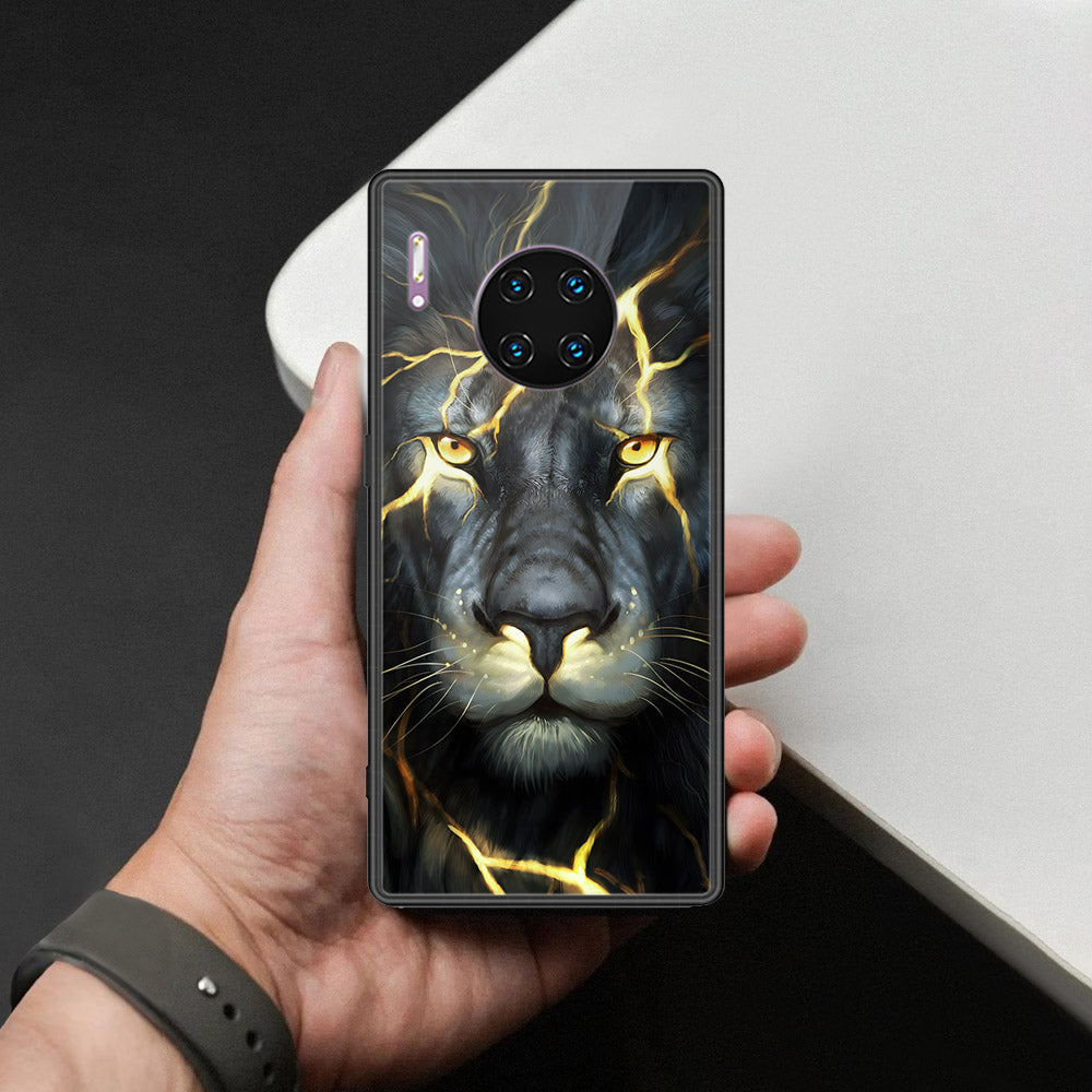 Huawei Mate 30 Pro Cover - Brave Series - HQ Ultra Shine Premium Infinity Glass Soft Silicon Borders Case