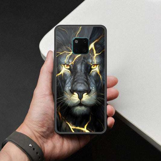 Huawei Mate 20 Pro Cover - Brave Series - HQ Ultra Shine Premium Infinity Glass Soft Silicon Borders Case
