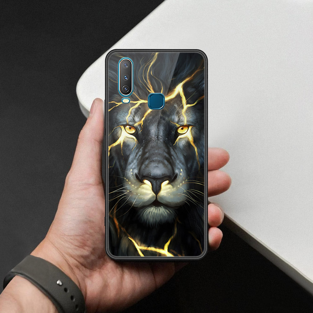 Vivo Y12 Cover - Brave Series - HQ Ultra Shine Premium Infinity Glass Soft Silicon Borders Case
