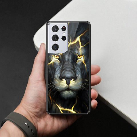 Samsung Galaxy S21 Ultra 5G Cover - Brave Series - HQ Ultra Shine Premium Infinity Glass Soft Silicon Borders Case