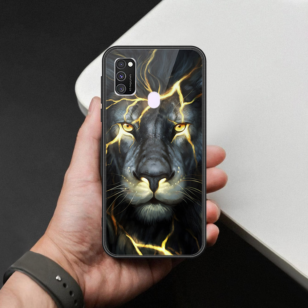 Samsung Galaxy M21 Cover - Brave Series - HQ Ultra Shine Premium Infinity Glass Soft Silicon Borders Case