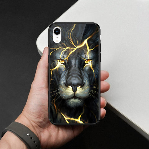 iPhone XR - Brave Series - HQ Ultra Shine Premium Infinity Glass Soft Silicon Borders Case