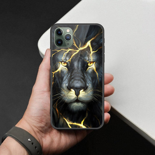 iPhone 11 Pro Max - Brave Series - HQ Ultra Shine Premium Infinity Glass Soft Silicon Borders Case