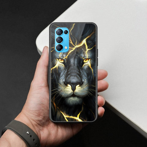 Oppo Find X3 Lite Cover - Brave Series - HQ Ultra Shine Premium Infinity Glass Soft Silicon Borders Case