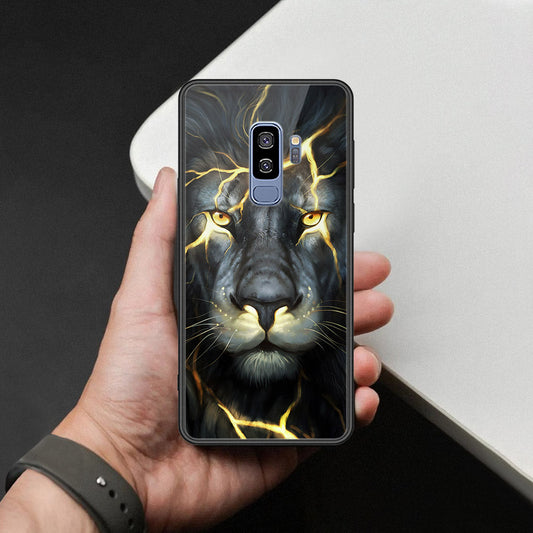 Samsung Galaxy S9 Plus Cover - Brave Series - HQ Ultra Shine Premium Infinity Glass Soft Silicon Borders Case