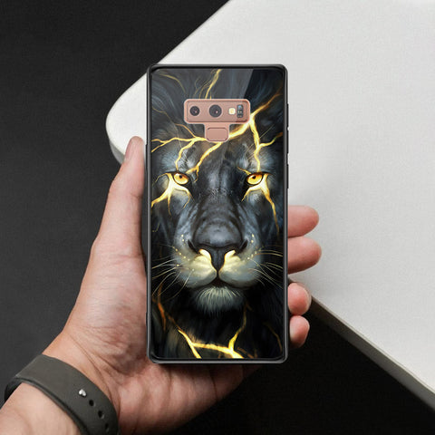 Samsung Galaxy Note 9 Cover - Brave Series - HQ Ultra Shine Premium Infinity Glass Soft Silicon Borders Case