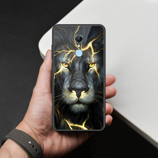 Xiaomi Redmi 5 Cover - Brave Series - HQ Ultra Shine Premium Infinity Glass Soft Silicon Borders Case
