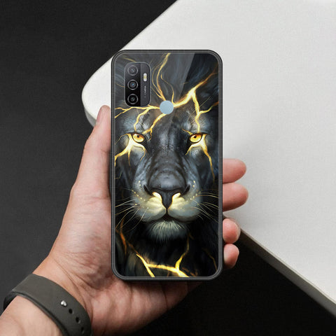 Oppo A53 Cover - Brave Series - HQ Ultra Shine Premium Infinity Glass Soft Silicon Borders Case