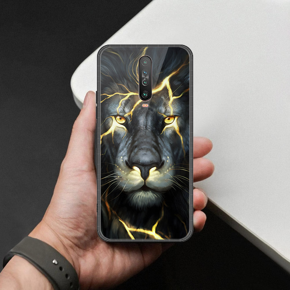 Xiaomi Redmi K30 Cover - Brave Series - HQ Ultra Shine Premium Infinity Glass Soft Silicon Borders Case