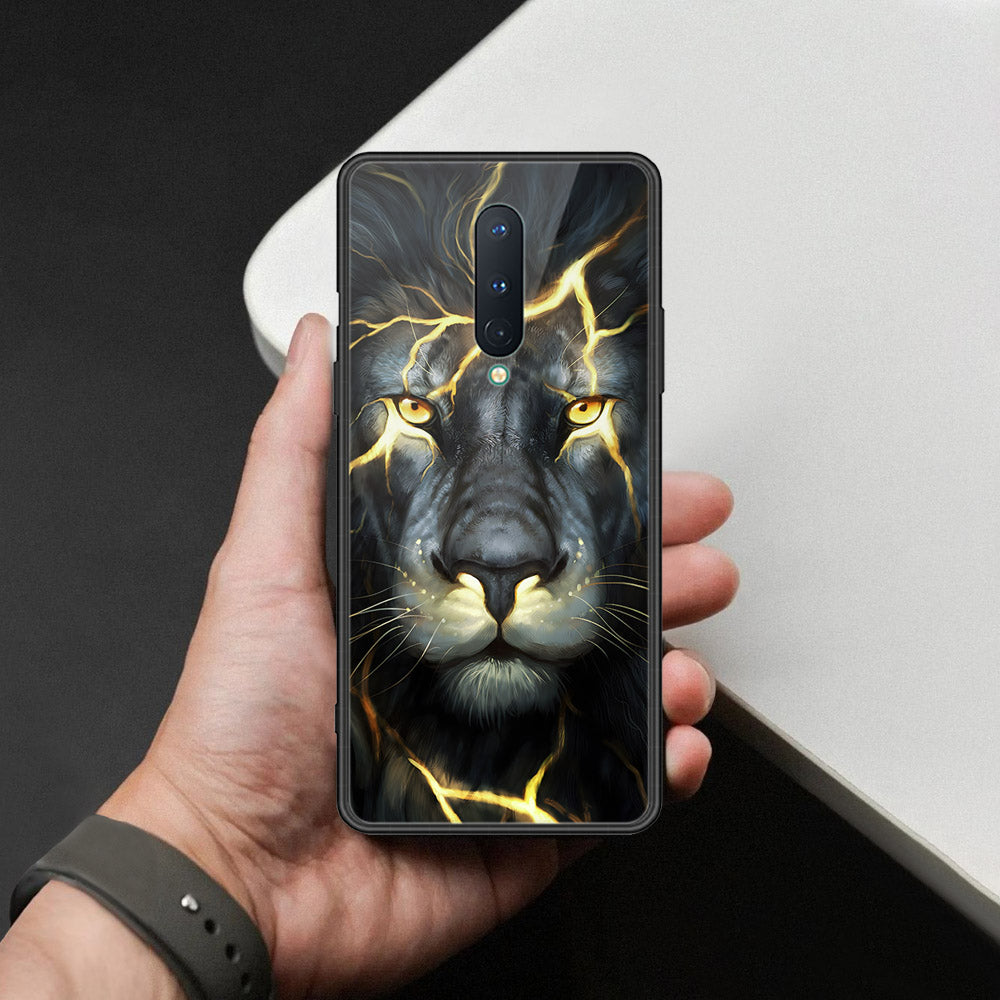 OnePlus 8 Cover - Brave Series - HQ Ultra Shine Premium Infinity Glass Soft Silicon Borders Case (Fast Delivery)(AH)