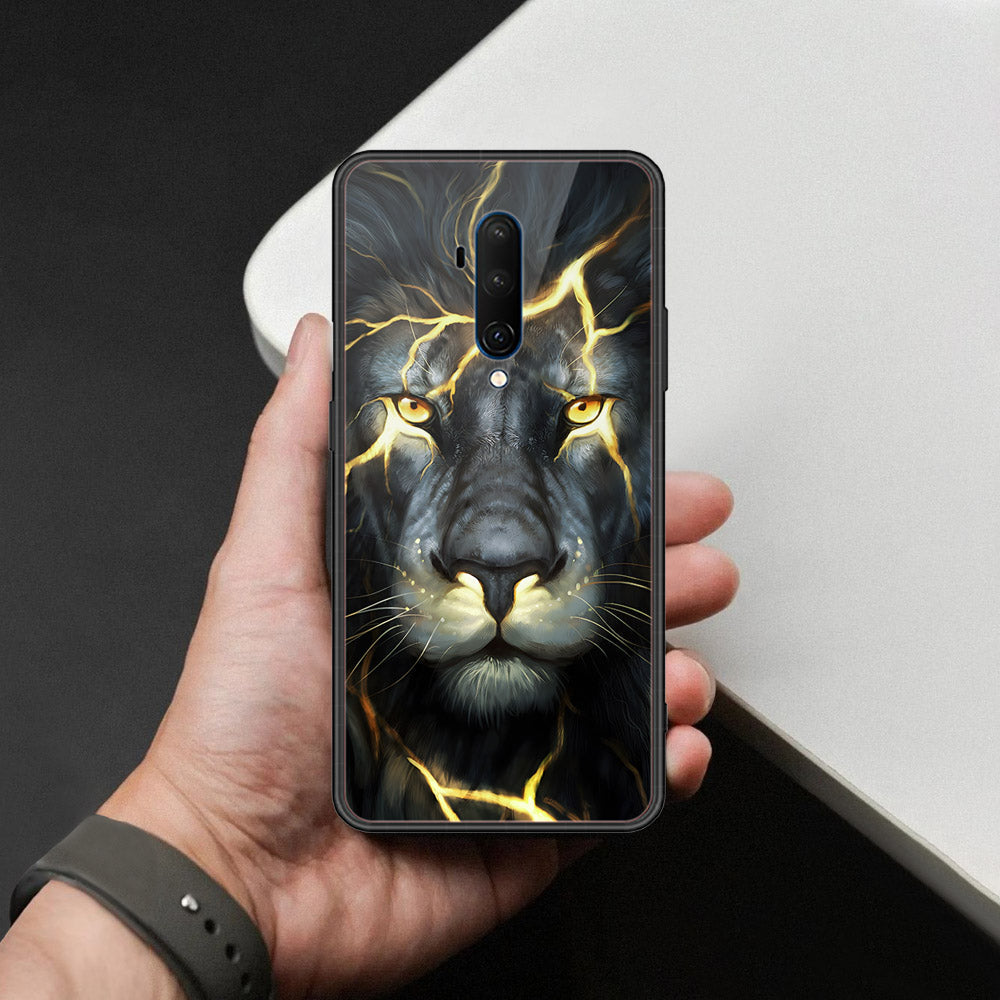 OnePlus 7T Pro Cover - Brave Series - HQ Ultra Shine Premium Infinity Glass Soft Silicon Borders Case