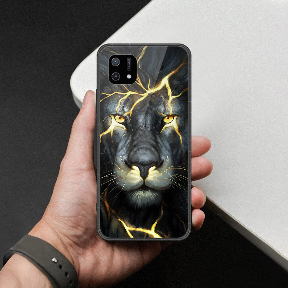 Oppo A16e Cover - Brave Series - HQ Ultra Shine Premium Infinity Glass Soft Silicon Borders Case