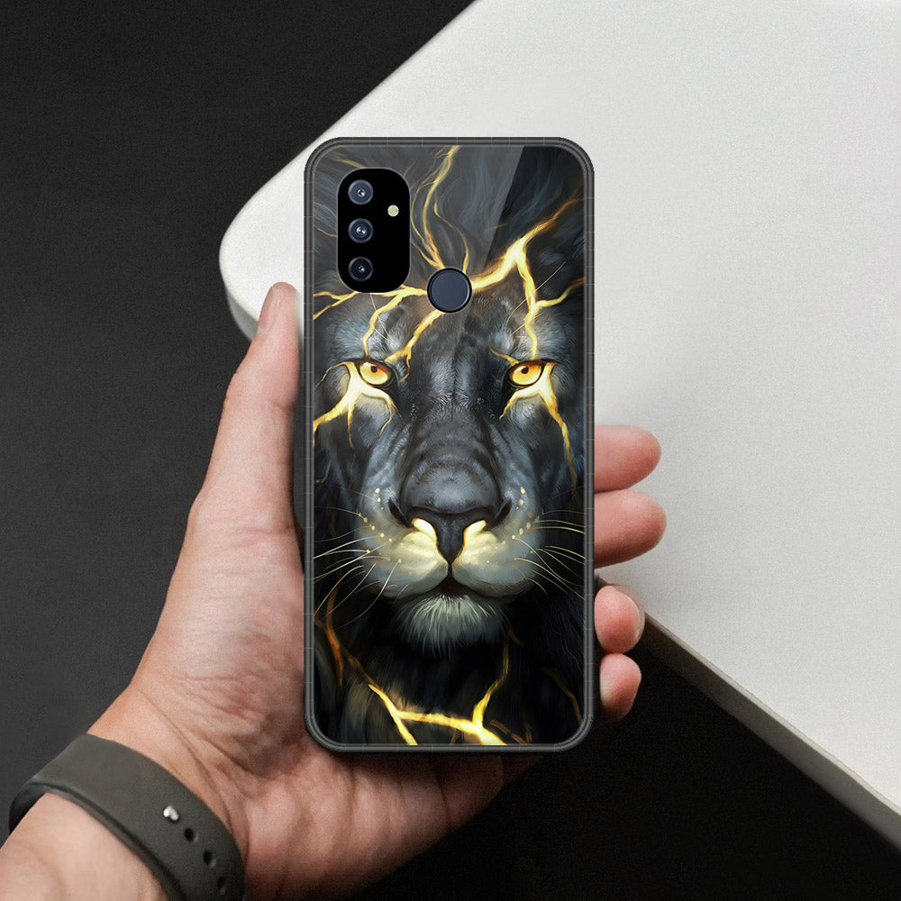 OnePlus Nord N100 Cover - Brave Series - HQ Ultra Shine Premium Infinity Glass Soft Silicon Borders Case