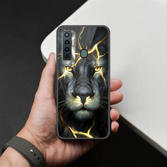 Tecno Camon 17 Cover - Brave Series - HQ Ultra Shine Premium Infinity Glass Soft Silicon Borders Case