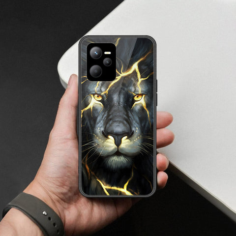 Realme C35 Cover - Brave Series - HQ Ultra Shine Premium Infinity Glass Soft Silicon Borders Case