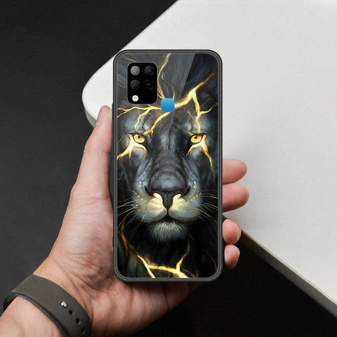 Infinix Hot 10s Cover - Brave Series - HQ Ultra Shine Premium Infinity Glass Soft Silicon Borders Case