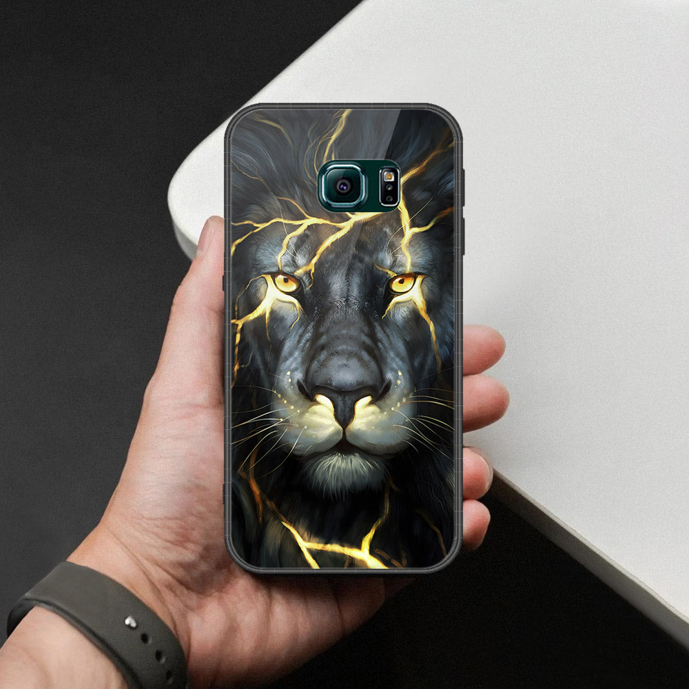 Samsung Galaxy S6 Edge Plus Cover - Brave Series - HQ Ultra Shine Premium Infinity Glass Soft Silicon Borders Case