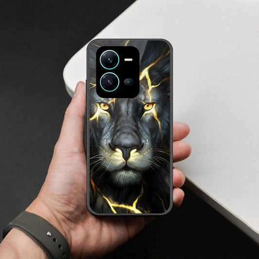 Vivo V25 5G Cover - Brave Series - HQ Ultra Shine Premium Infinity Glass Soft Silicon Borders Case