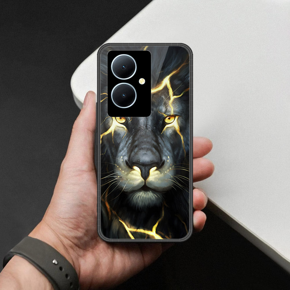 Vivo V29 Lite Cover - Brave Series - HQ Ultra Shine Premium Infinity Glass Soft Silicon Borders Case