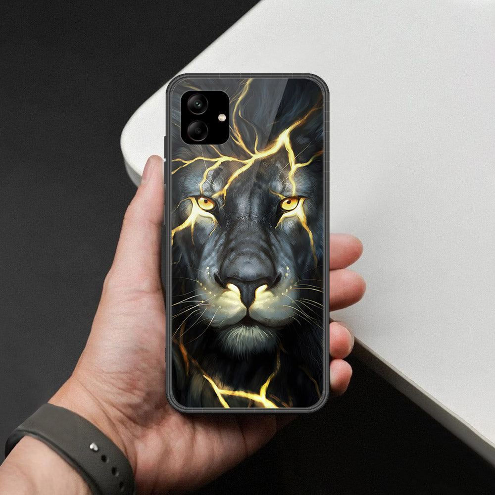 Samsung Galaxy A04 Cover - Brave Series - HQ Ultra Shine Premium Infinity Glass Soft Silicon Borders Case