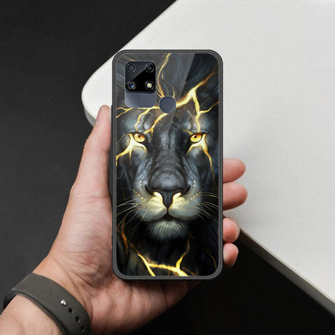 Realme Narzo 20 Cover - Brave Series - HQ Ultra Shine Premium Infinity Glass Soft Silicon Borders Case