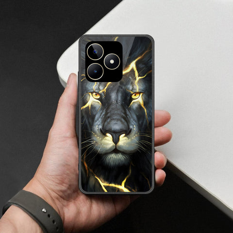 Realme Note 50 Cover - Brave Series - HQ Ultra Shine Premium Infinity Glass Soft Silicon Borders Case