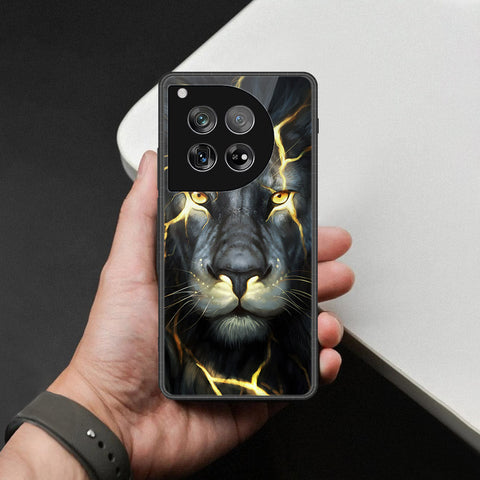 OnePlus 12 Cover - Brave Series - HQ Ultra Shine Premium Infinity Glass Soft Silicon Borders Case