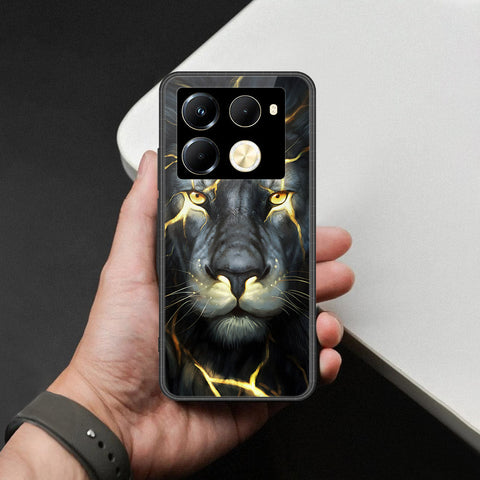 Infinix Note 40 Pro Cover - Brave Series - HQ Ultra Shine Premium Infinity Glass Soft Silicon Borders Case