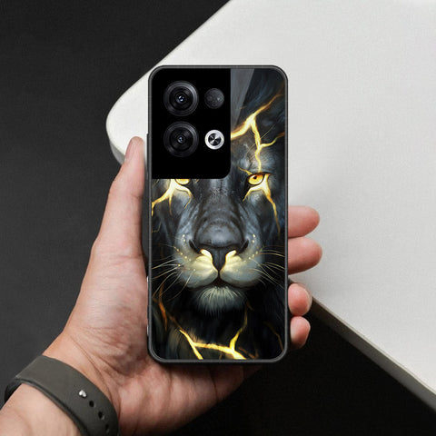 Oppo Reno 8 Pro Plus Cover - Brave Series - HQ Ultra Shine Premium Infinity Glass Soft Silicon Borders Case
