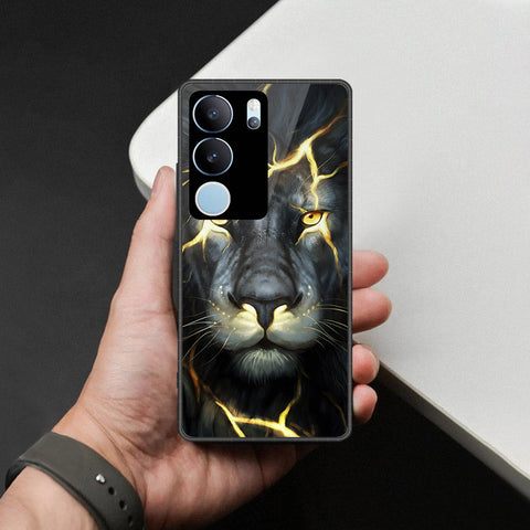 Vivo V29 Cover - Brave Series - HQ Ultra Shine Premium Infinity Glass Soft Silicon Borders Case