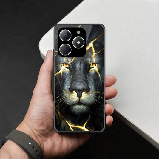 Realme C61 Cover - Brave Series - HQ Ultra Shine Premium Infinity Glass Soft Silicon Borders Case