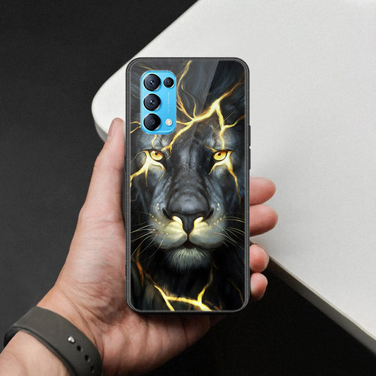 Oppo Reno 5 5G Cover - Brave Series - HQ Ultra Shine Premium Infinity Glass Soft Silicon Borders Case