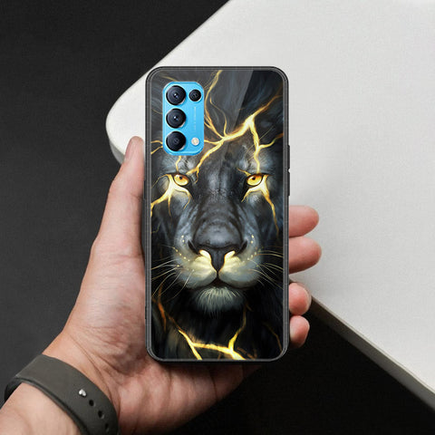 Oppo Reno 5 5G Cover - Brave Series - HQ Ultra Shine Premium Infinity Glass Soft Silicon Borders Case