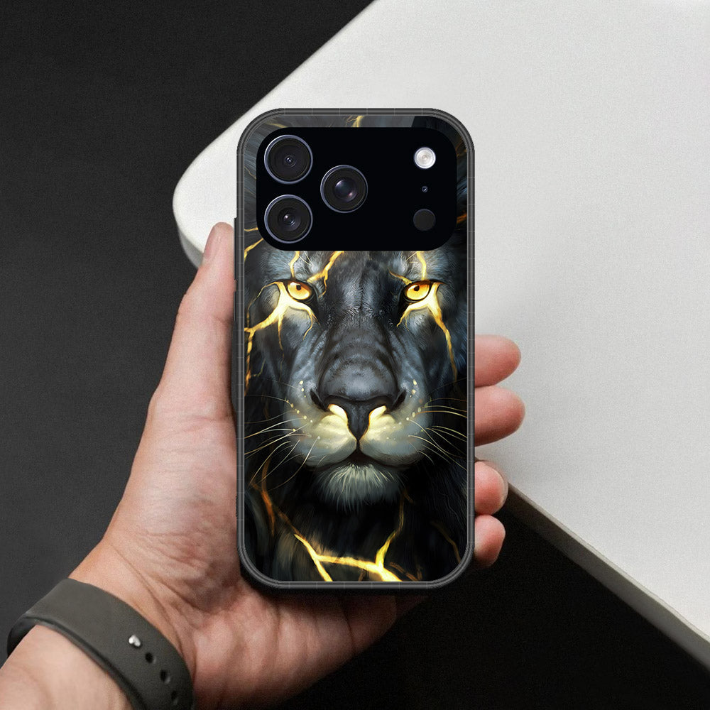 iPhone 17 Pro - Brave Series - HQ Ultra Shine Premium Infinity Glass Soft Silicon Borders Case