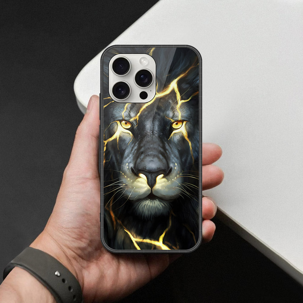 iPhone 16 Pro - Brave Series - HQ Ultra Shine Premium Infinity Glass Soft Silicon Borders Case