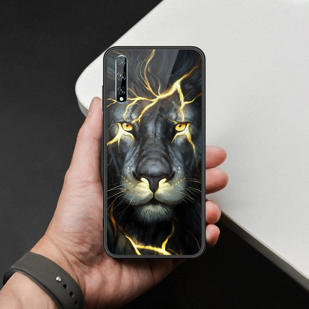 Huawei P Smart 2020 Cover - Brave Series - HQ Ultra Shine Premium Infinity Glass Soft Silicon Borders Case