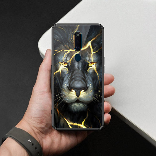 Oppo R19 Cover - Brave Series - HQ Ultra Shine Premium Infinity Glass Soft Silicon Borders Case
