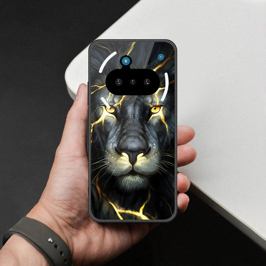 Nothing Phone 3a Cover - Brave Series - HQ Ultra Shine Premium Infinity Glass Soft Silicon Borders Case