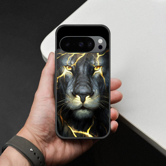 Google Pixel 9 Pro XL Cover - Brave Series - HQ Ultra Shine Premium Infinity Glass Soft Silicon Borders Case