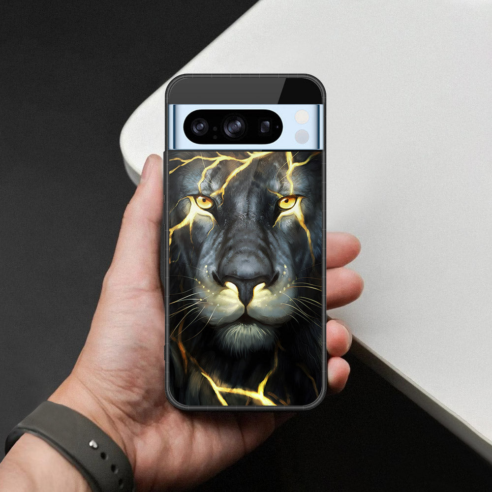 Google Pixel 8 Pro Cover - Brave Series - HQ Ultra Shine Premium Infinity Glass Soft Silicon Borders Case