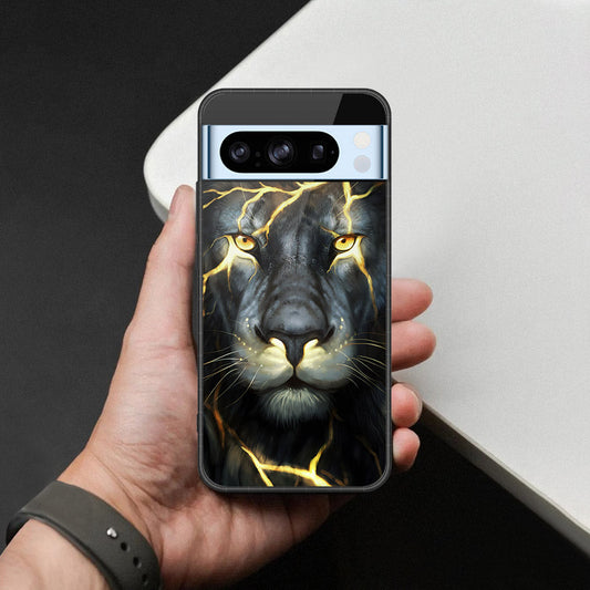 Google Pixel 8 Pro Cover - Brave Series - HQ Ultra Shine Premium Infinity Glass Soft Silicon Borders Case