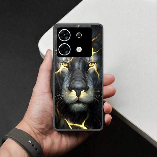 Infinix Zero 30 5G Cover - Brave Series - HQ Ultra Shine Premium Infinity Glass Soft Silicon Borders Case