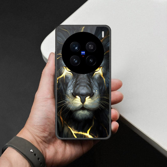 Vivo X200 Pro Cover - Brave Series - HQ Ultra Shine Premium Infinity Glass Soft Silicon Borders Case