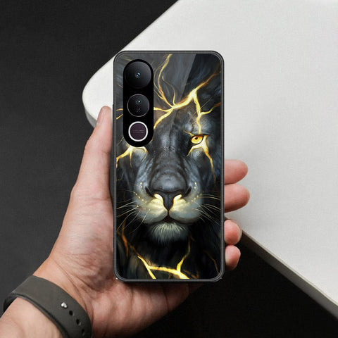 Vivo V50 Lite Cover - Brave Series - HQ Ultra Shine Premium Infinity Glass Soft Silicon Borders Case