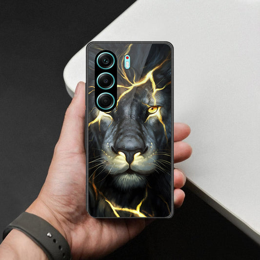 Tecno Camon 40 Pro 5G Cover - Brave Series - HQ Ultra Shine Premium Infinity Glass Soft Silicon Borders Case