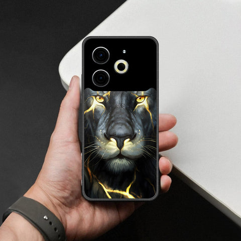 Tecno Pova 6 Cover - Brave Series - HQ Ultra Shine Premium Infinity Glass Soft Silicon Borders Case