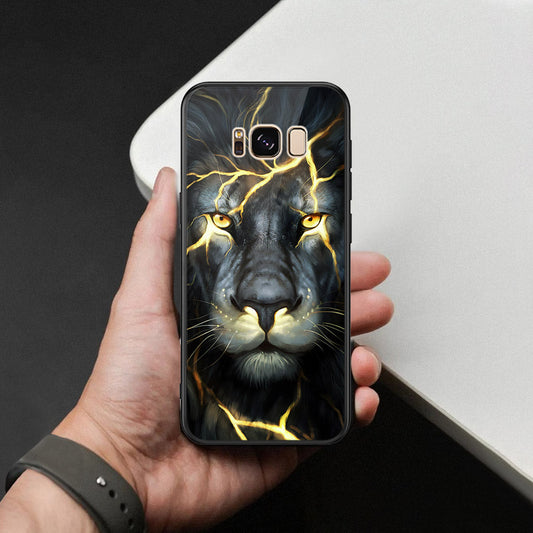 Samsung Galaxy S8 Plus Cover - Brave Series - HQ Ultra Shine Premium Infinity Glass Soft Silicon Borders Case
