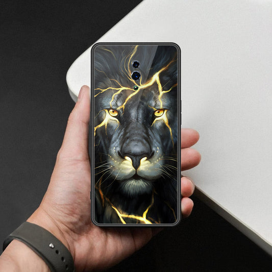 Oppo Reno Cover - Brave Series - HQ Ultra Shine Premium Infinity Glass Soft Silicon Borders Case